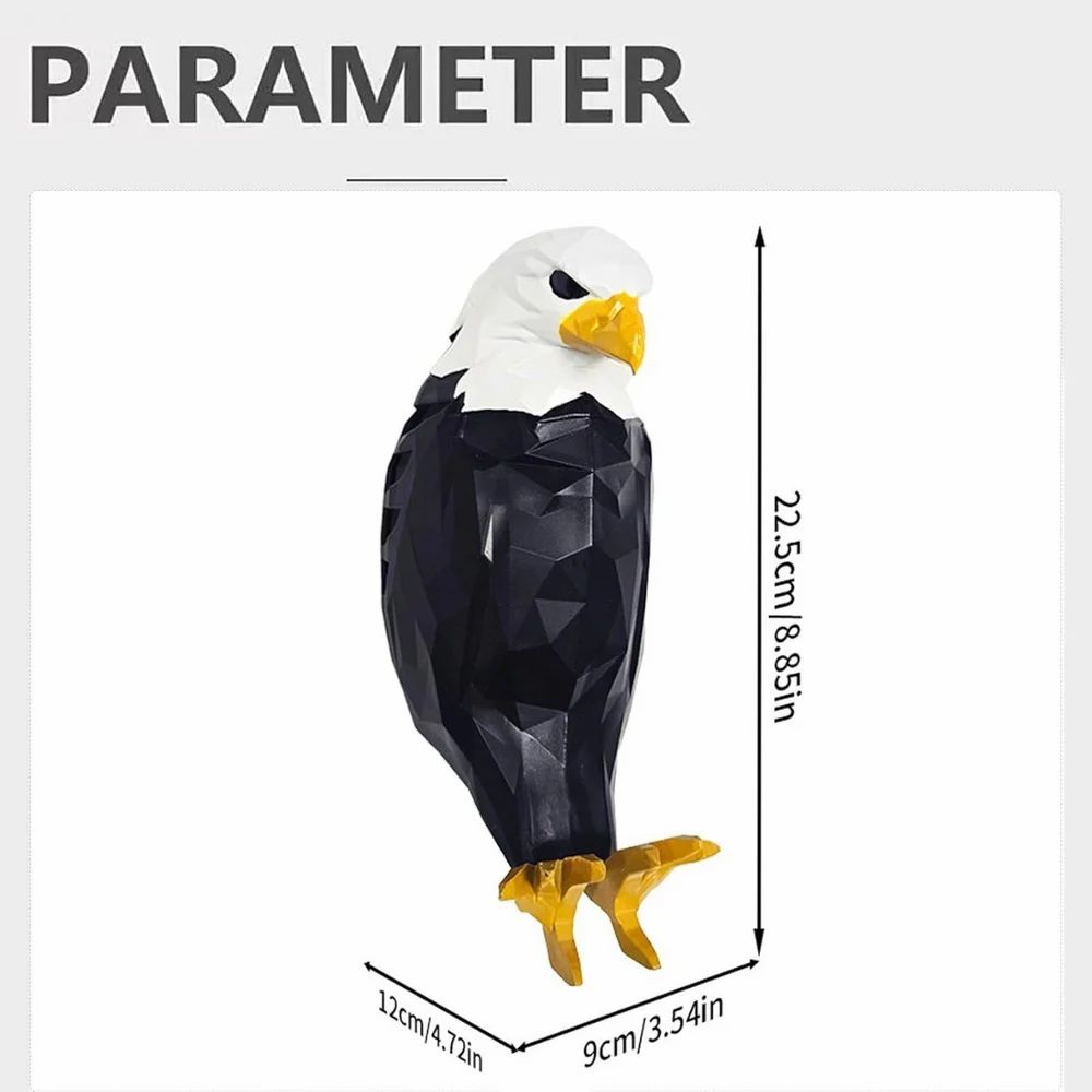 3D Eagle Wall Light – LED Illusion Lamp with Remote (Multicolor) | By HIKASO