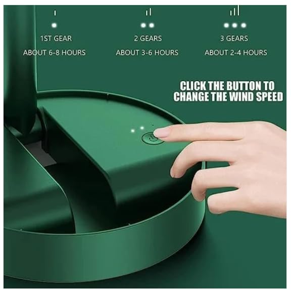 SUPER Rechargeable Telescopic Table Fan – Foldable, Cordless & Powerful | By HIKASO